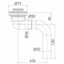Utloppssats Purus Komplett Pop-Up G40xØ32 Badkar -golvshop Försäljningsbutik 8076123 c33867ca 3dc6 4736 a237 34db940ad49b