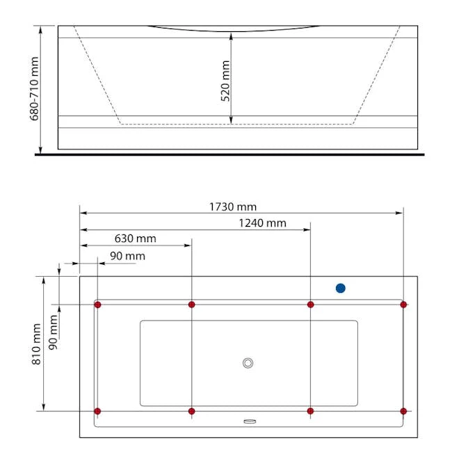 Badkar Neptun Azurit Duo 5 Badkar Neptun Azurit Duo - Bild 3