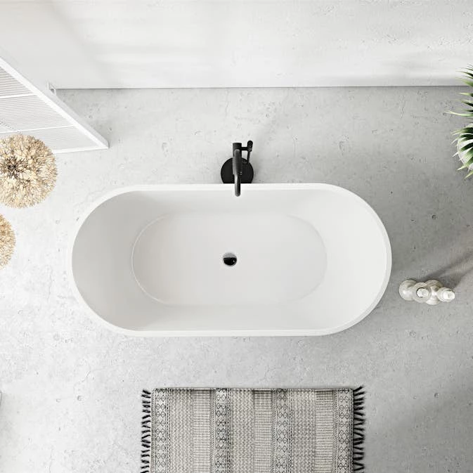 Badkar Bathlife Fridsam Fristående Rund Vit 10 Badkar Bathlife Fridsam Fristående Rund Vit - Bild 8