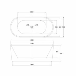 Badkar Bathlife Fridsam Fristående Rund Vit 19 Badkar Bathlife Fridsam Fristående Rund Vit -golvshop Försäljningsbutik badkar bathlife ideal fristaende rund vit 1a543122 903d 46b9 9de0 a9e83b80b750