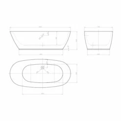 Badkar Bathlife Njuta 160 -golvshop Försäljningsbutik badkar bathlife ideal oval 53e83615 535e 44e9 8833 be78442877b4