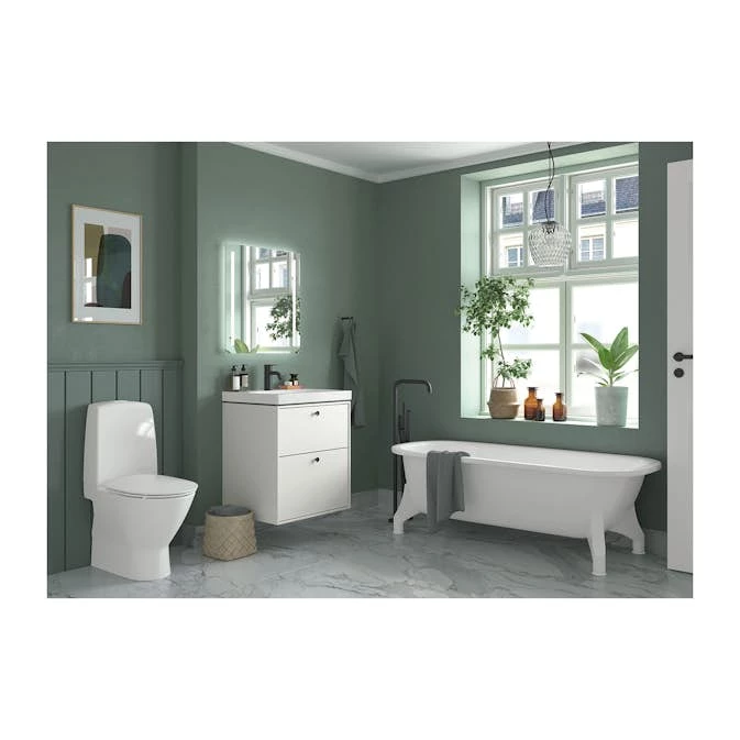 Badkar Ifö BKFF Vit 4 Badkar Ifö BKFF Vit - Bild 2