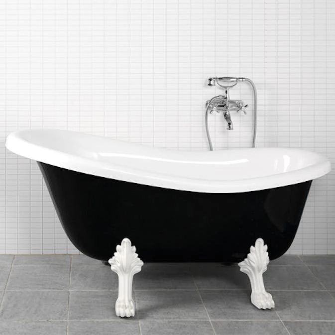 Badkar Westerbergs Victoria Svart/Vit 3 Badkar Westerbergs Victoria Svart/Vit