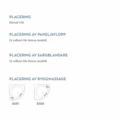 Badkar Swebad Båstad 12 Badkar Swebad Båstad -golvshop Försäljningsbutik bastad 150 placeringplusryggmassage 566b4919 3ddd 452a ba62 e2d50caede42