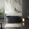 Badkar Bathlife Förnuftig Svart -golvshop Försäljningsbutik c917 matte black with background1 0debc2dc 8241 4da7 88bf cf6b8b6e71e3