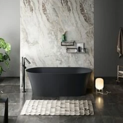 Badkar Bathlife Förnuftig Svart