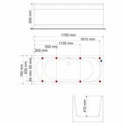 Badkar Neptun Dolomit 7 Badkar Neptun Dolomit -golvshop Försäljningsbutik dolomit ritning bbcdc8f0 82e3 4b5d 9643 013d93a0409c