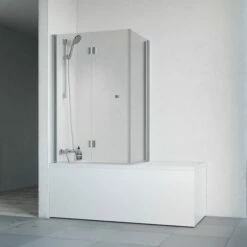 Badkar Macro Design Living Med Badkarsvägg Spirit Vikbar Hörna