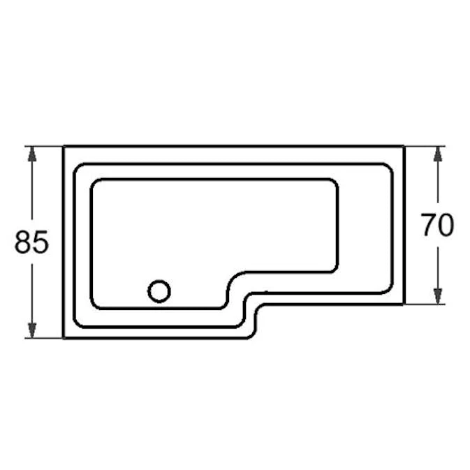 Duschbadkar Svedbergs Z150 5 Duschbadkar Svedbergs Z150 - Bild 3