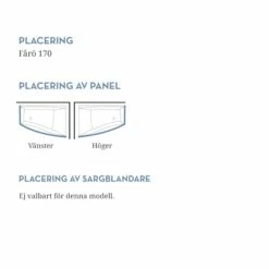 Badkar Swebad Fårö -golvshop Försäljningsbutik faro 170 placering 86ae1ce2 575a 4c46 bf79 374066fe3789