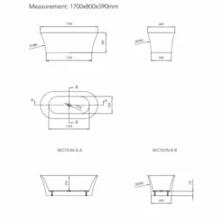 Badkar Bathlife Förnuftig Svart -golvshop Försäljningsbutik fornuftig d6da0bdb 7988 4deb 9af7 91881e669501