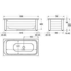 Badkar Gustavsberg 1504 -golvshop Försäljningsbutik gb2115040111 ms 93130cf3 48ae 4a59 aca8 2169be3a8090