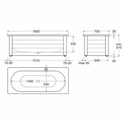 Badkar Gustavsberg 1603 Duo -golvshop Försäljningsbutik gb2116030100 ms 24d78df5 5cd7 4ff0 9cc0 43fd6b667875