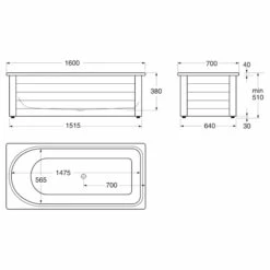 Badkar Gustavsberg 1607 Kombi -golvshop Försäljningsbutik gb2116070100 ms 8ad1eb55 0b0e 454c 803b b01f8ef40531