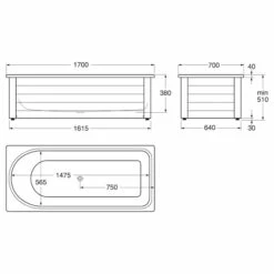 Badkar Gustavsberg 1700 -golvshop Försäljningsbutik gb2117000100 ms 96f043f0 4642 49fb 9760 9f10eb0f67de