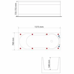 Duschbadkar Neptun Granit -golvshop Försäljningsbutik granit ritning 676e3082 39f7 4d80 887c d706747c8e0b