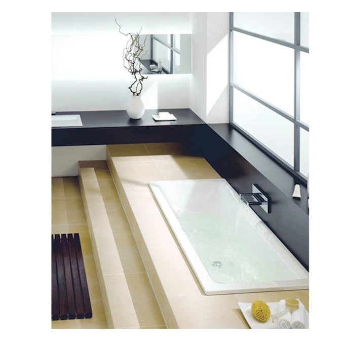 Inbyggnadsbadkar Gustavsberg 1600 Kombi 3 Inbyggnadsbadkar Gustavsberg 1600 Kombi