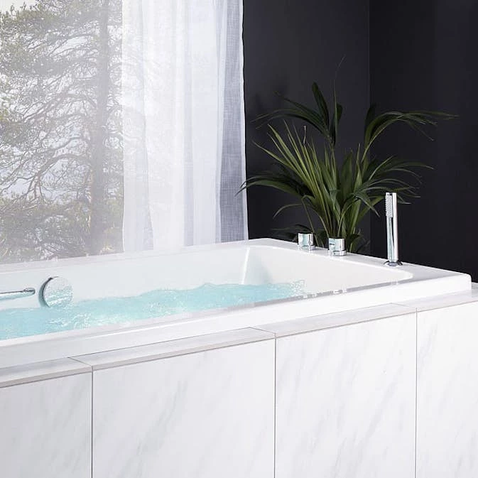 Inbyggnadsbadkar Gustavsberg 1700 Duo 3 Inbyggnadsbadkar Gustavsberg 1700 Duo