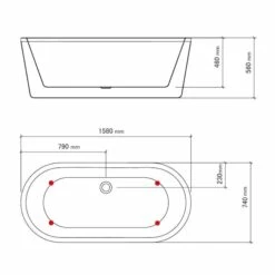 Badkar Neptun Porfyr Zeus 1600 Mm -golvshop Försäljningsbutik porfyr zeus ritning 5af34b42 7e84 4da5 b43d 28e88ac97a2f
