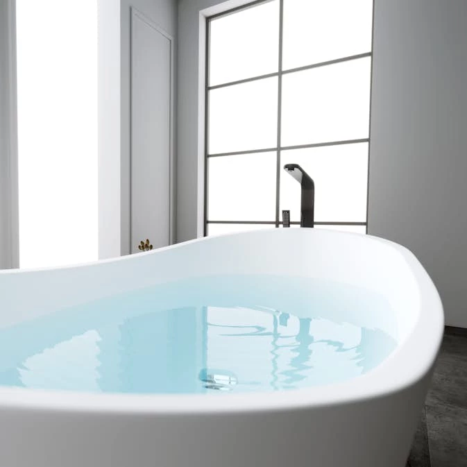 Badkar Bathlife Relax Fristående Matt Vit 9 Badkar Bathlife Relax Fristående Matt Vit - Bild 7