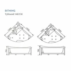 Bubbelbadkar Swebad Tylösand 12 Bubbelbadkar Swebad Tylösand -golvshop Försäljningsbutik tylosand 140150 ritningar 89c41f33 8403 46fd aa9a 657921b91da2